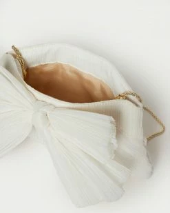 Loeffler Randall Rayne Pearl Bow Clutch