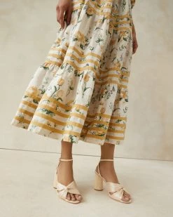 Loeffler Randall Reed Almond Pleated Twist Heel