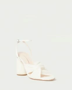 Loeffler Randall Reed Pearl Pleated Twist Heel Pleats