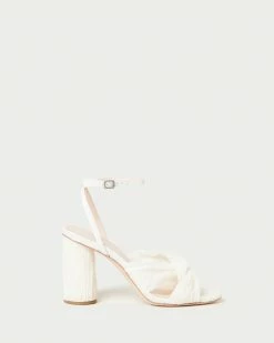 Loeffler Randall Reed Pearl Pleated Twist Heel Pleats