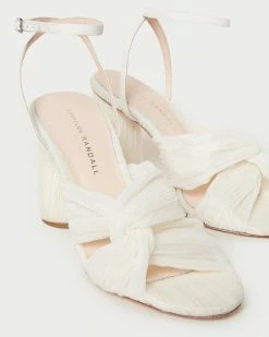 Loeffler Randall Reed Pearl Pleated Twist Heel Pleats