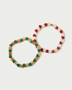 Loeffler Randall Renata Heart Stone Bracelet