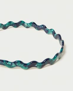 Loeffler Randall New Arrivals Rhona Tortoise/Forest Headband Set