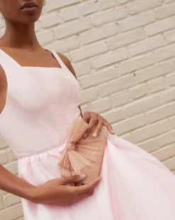 Loeffler Randall Pleats Rochelle Beauty Mini Bow Clutch