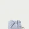 Loeffler Randall Pleats Rochelle Blue Mini Bow Clutch