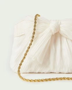 Loeffler Randall Rochelle Pearl Mini Bow Clutch
