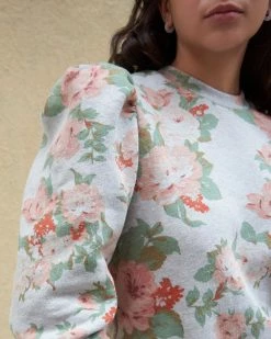 Loeffler Randall Sarah Heather Floral Sweatshirt