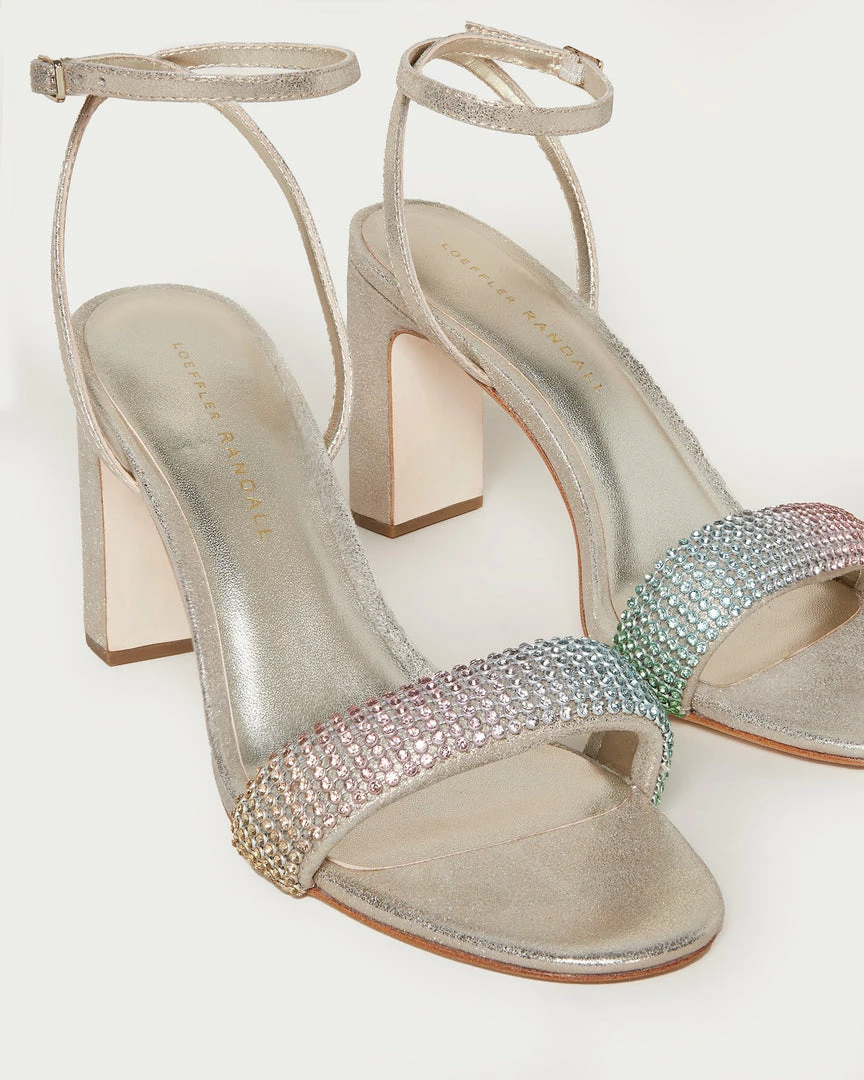 Loeffler Randall Shay Rainbow Rhinestone Heel New Arrivals