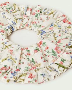 Loeffler Randall Sale Shelby Romance Floral Pleated Scrunchie