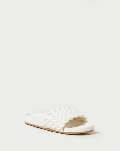 Loeffler Randall Sonnie Cream Woven Sandal