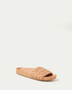 Loeffler Randall New Arrivals Sonnie Dark Sand Woven Sandal