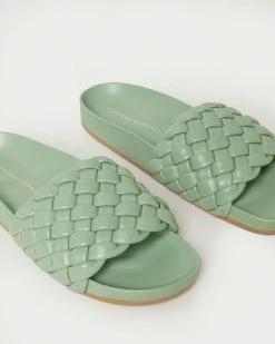 Loeffler Randall Sonnie Sage Woven Sandal New Arrivals