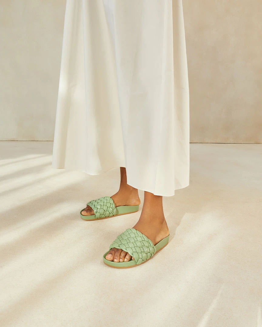 Loeffler Randall Sonnie Sage Woven Sandal New Arrivals