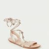 Loeffler Randall Starla Cappuccino Ankle Wrap Sandal