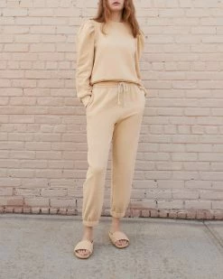 Loeffler Randall Sutton Sand Drawstring Sweatpant Sale