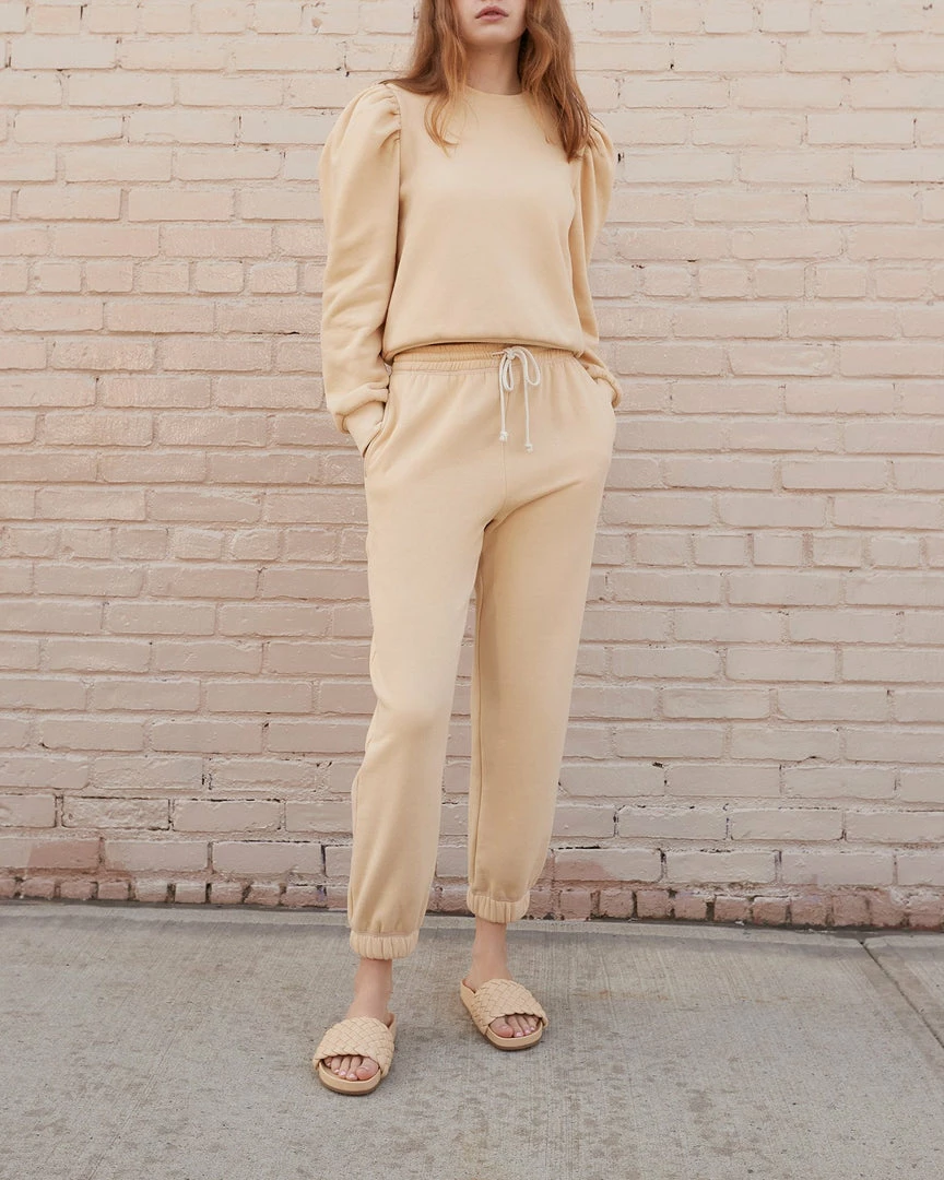 Loeffler Randall Sutton Sand Drawstring Sweatpant Sale