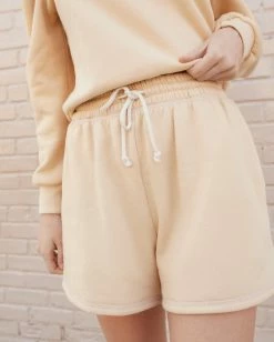 Loeffler Randall Sydney Sand Drawstring Sweat Short Sale