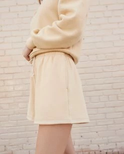 Loeffler Randall Sydney Sand Drawstring Sweat Short Sale