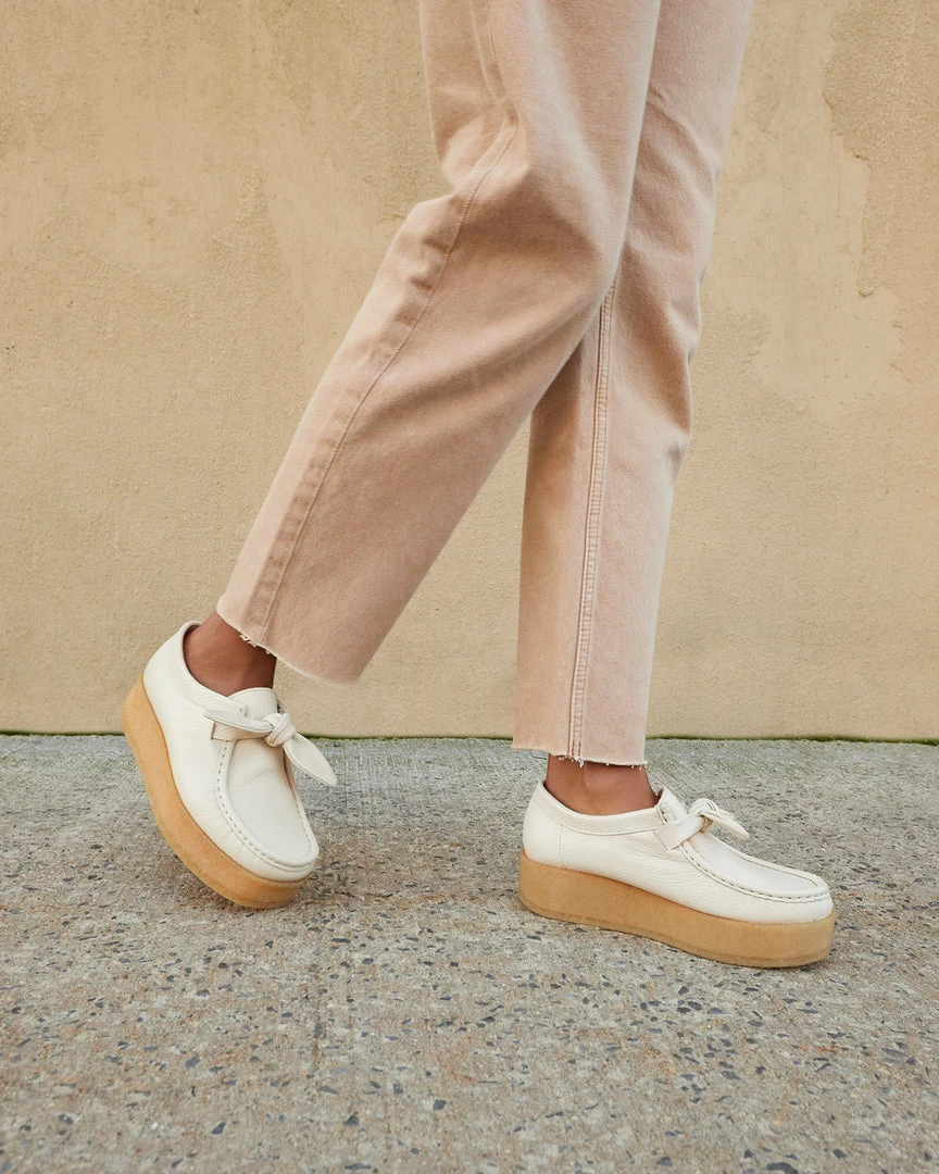 Loeffler Randall Tabitha Ecru Knotted Chukka Shoe