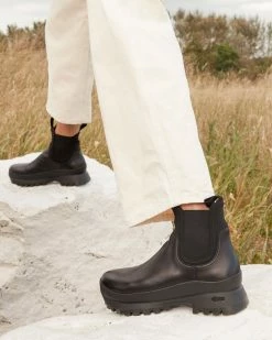 Loeffler Randall Tara Black Weather Boot