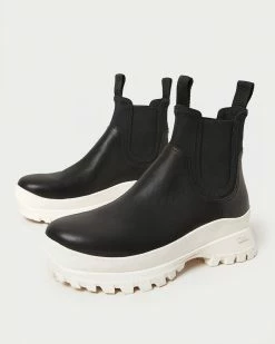 Loeffler Randall Tara Black/Cream Weather Boot
