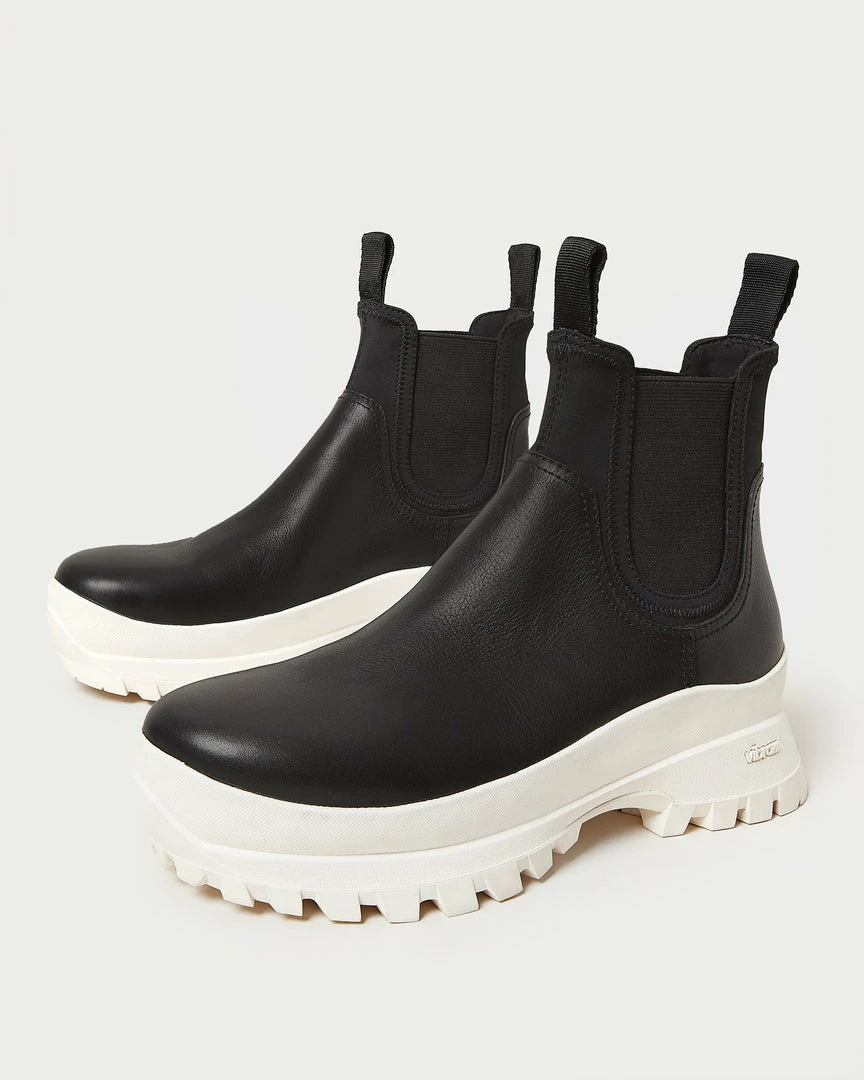 Loeffler Randall Tara Black/Cream Weather Boot