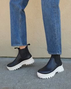 Loeffler Randall Tara Black/Cream Weather Boot