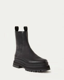 Loeffler Randall Toni Black Platform Boot Footwear