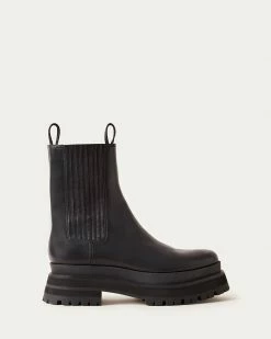 Loeffler Randall Toni Black Platform Boot Footwear
