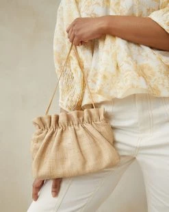 Loeffler Randall New Arrivals Wes Natural Cinched Crossbody