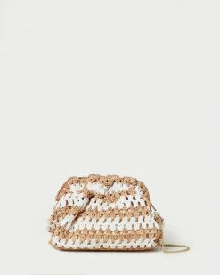 Loeffler Randall Willa Natural/Cream Mini Pouch