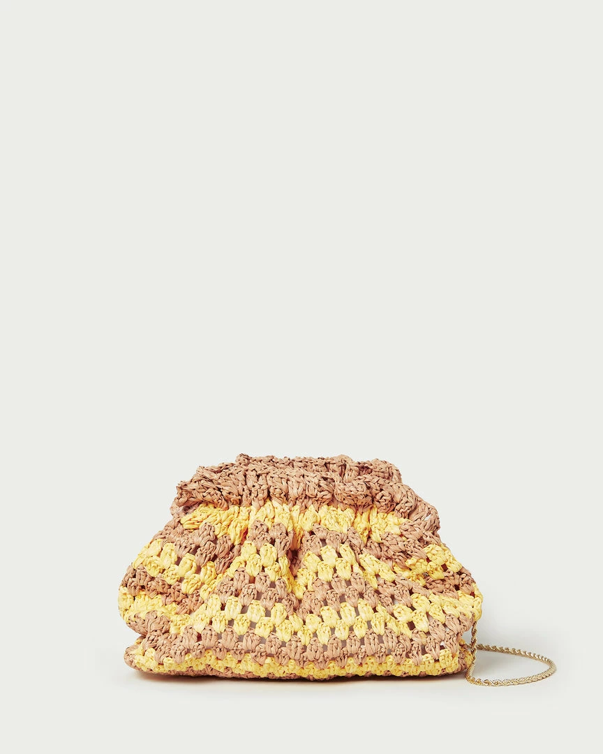 Loeffler Randall New Arrivals Willa Natural/Yellow Mini Pouch