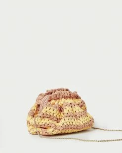Loeffler Randall New Arrivals Willa Natural/Yellow Mini Pouch
