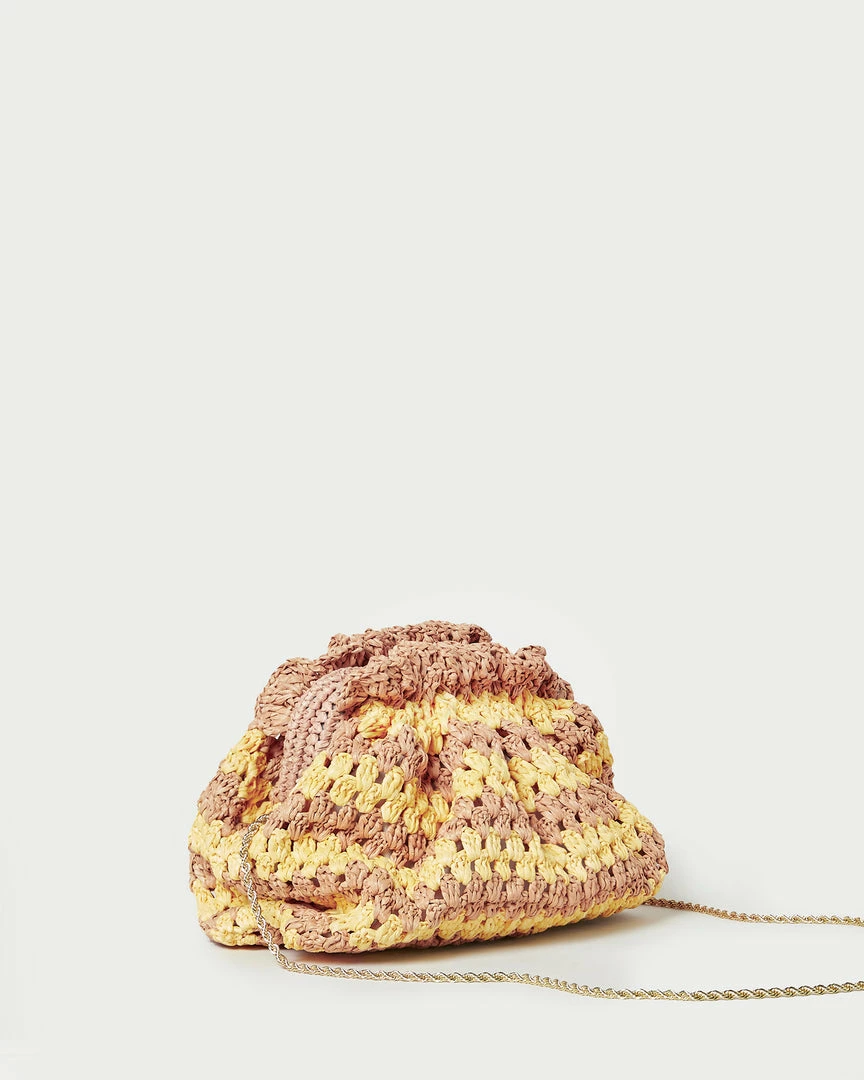 Loeffler Randall New Arrivals Willa Natural/Yellow Mini Pouch