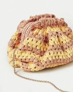 Loeffler Randall New Arrivals Willa Natural/Yellow Mini Pouch