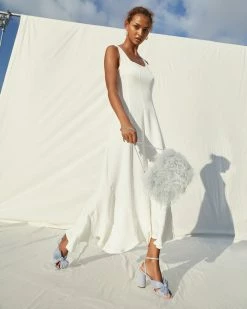 Loeffler Randall Zahara Mist Mini Feather Pouch