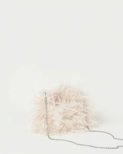 Loeffler Randall New Arrivals Zahara Oyster Mini Feather Pouch
