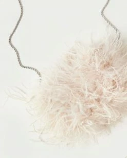 Loeffler Randall New Arrivals Zahara Oyster Mini Feather Pouch